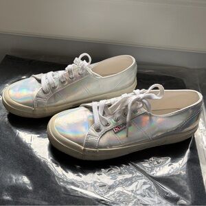 Superga Iridescent White Sneakers